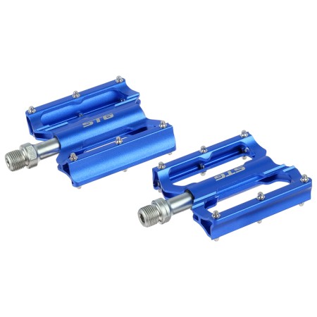 Pedals StG BC-PD213, aluminum, industrial bearing, blue color