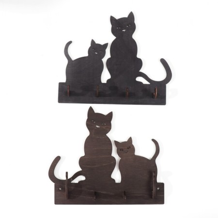 Open "Two cats" 20.5 × 17.5 × 3 cm mix-4