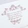 Wedding invitation "To our wedding" (gold color), 18.4 x 13 cm