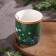 Ceramic set “everything will come true”: a circle of 350 ml, a spoon, green color
