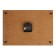 Carty clock is wall-mounted, interior "mosque" silent, 25 x 35 cm