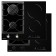 Hoberg VM 6020 B hock surface, combined, 4 burners, black