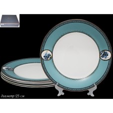 Set of plates Lenardi, d = 25 cm, 6 pcs