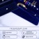 Organizer for storing jewelry twisting "clutch" 22 × 28 cm, blue color