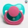 Latex orthodontic “tenderness” nipple with a ring, from 0 months, Mix color