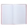 The weekly low -up A5, 64 sheets, on the stitch, an integral cover of artificial leather, burgundy