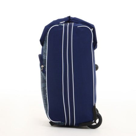 Small Small 20 "with a bag, a lightning department, an external pocket, with an extension, the color is blue-5