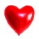 Foil ball 32 "heart", red color