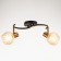 SPOT CHAST 58702/2 2x60W E14, gold/black 35x17x13 cm