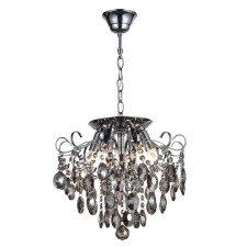 Люстра подвесная St Luce. SL846.102.06. Orecchini. 6х40 Вт, E14, 38,3х38,3х32,5 см, цвет тёмныйхром