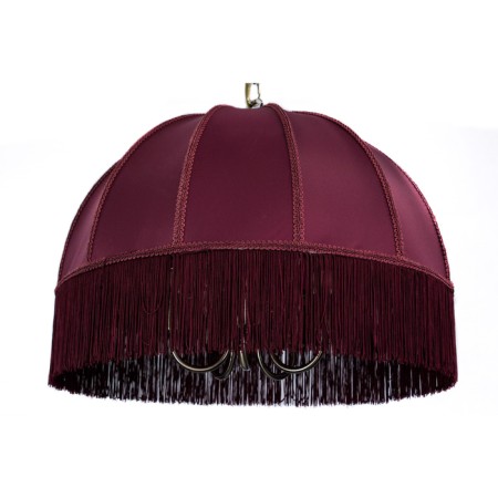 Lamp "Basel" 5x60W E14 red 51x51x50cm-2
