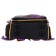 Frame backpack 35 x 28 x 15 cm, Across, filling: bag, pencil case, keychain, purple
