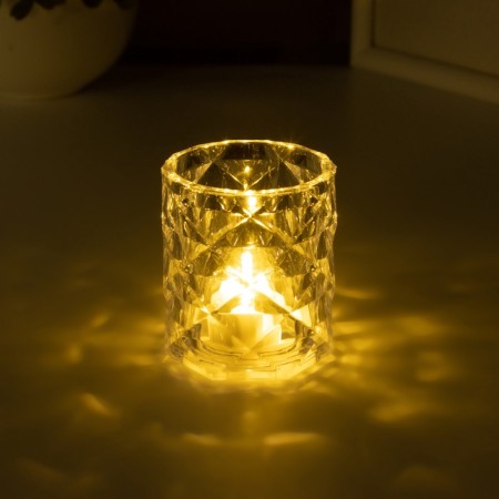 Nightlight "Crystal glass" LED 0.3W 4.9x4.9x5.5 cm-5