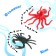 Set of marine animals "Sea World", 8 figures, decor