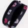 Cosmetic bag, 2 parts on zippers, black color