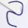 Beads made of natural stone "Cat Eye" set of 50 pcs., 1 pc. - 8 mm, purple