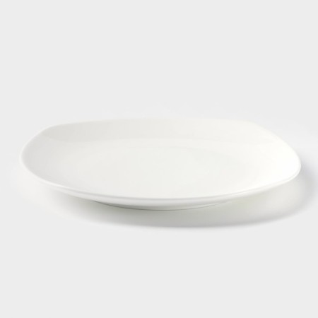 Porcelain dessert plate wilmax ilona, ​​d = 19.5 cm, white color-1