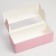 Confectionery packaging, cupcake box with a window, “pink”, 26 x 10 x 8 cm