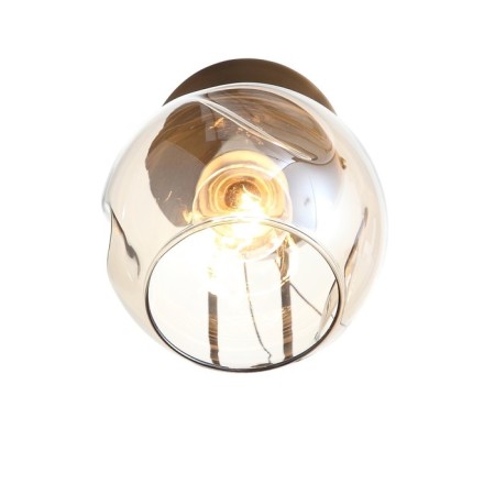 Wall lamp EVOLUCE. Sle155301-01. Gentore. 1x60 W, E14, 13x14.5 cm, Antique copper color-8
