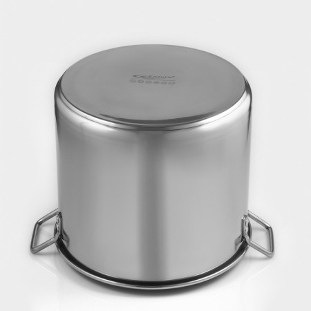 Boiler "General catering", 25 l, d = 35 cm, h = 30 cm, metal lid, with a heat distribution layer-4
