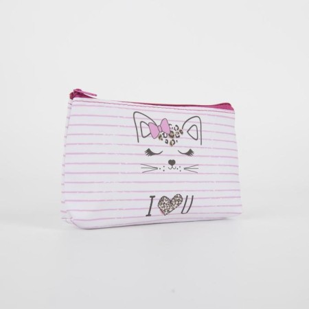 Lightning cosmetic bag, pink color