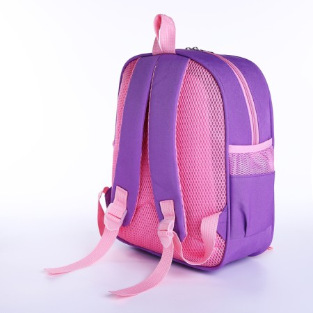 Baby backpack on lightning, 3 outer pockets, lilac color-5