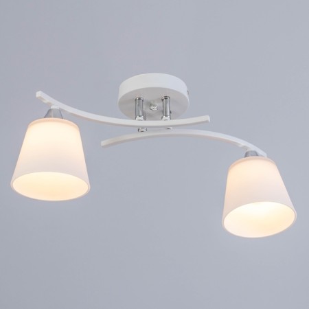 Valencia chandelier 2x60W E27 white 48x16.5x21cm-1