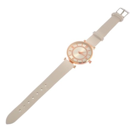Women's watches female "Melli", D-3 cm, white strap-2