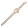 Women's watches female "Melli", D-3 cm, white strap