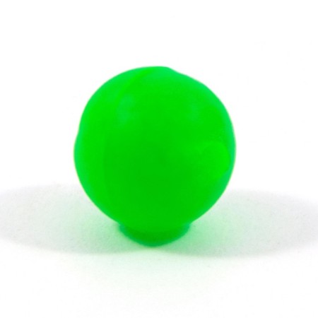 Feeder bead Namazu Soft Beads, PVC, D = 7 mm, round, dark green 20 pcs.-3