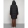 Coat insulated winter female, size 44, black color