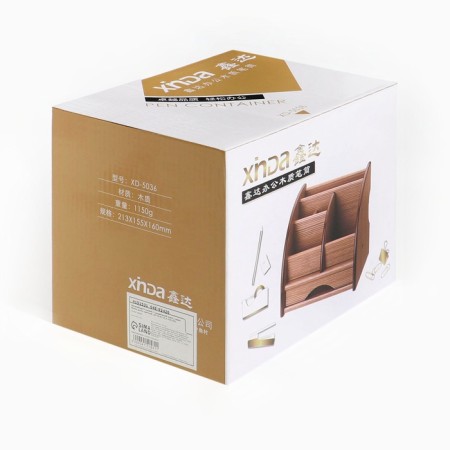 Organizer 5 sections, 1 drawer, series ash shimo light, 20*16.5*15.5-10
