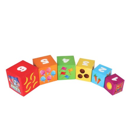Board game "Smart cubes. We study the numbers ", 1+-5