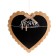 Panel MDF "Cretaceous board. Heart" with clothespins 1x28.5x29.5 cm