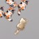 Decor for creativity Metal, enamel "Three -color cat" 4x1.5 cm