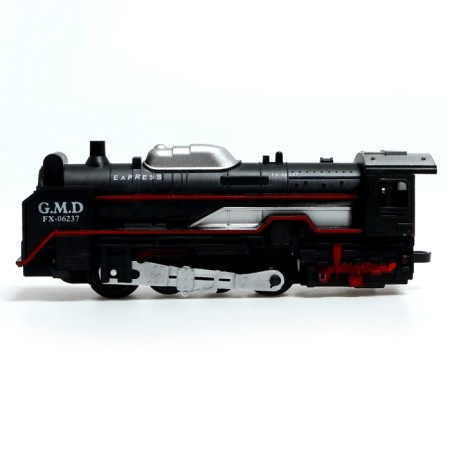 Classic railway, works from batteries, train and 4 cars in the kit-5