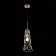 Suspension lamp ST LUCE. SL1016.203.01. Narrio. 1x60 W, E27, 18x18 cm, golden color