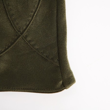 Gloves are female, dimensionless, without insulation, khaki color-1