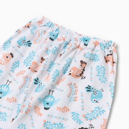 Children's sliders, white color/birds, height 74 cm-1