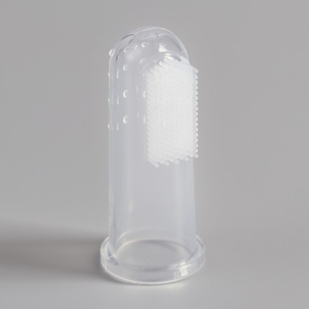 An animal brush brush, 5.5 x 2.5 cm, blue container 7 x 4 cm-1