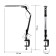 NLED-496-12W-BK desktop on the clamp black