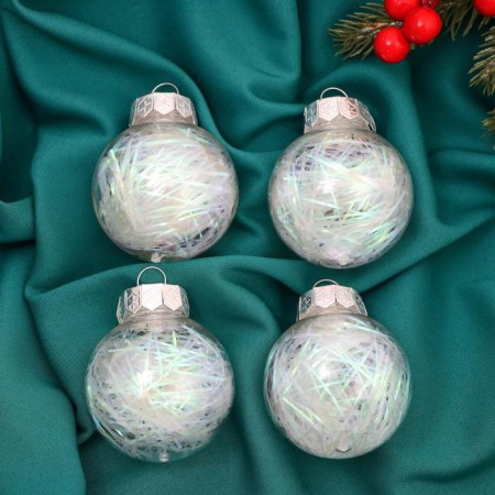 Set of balls plastic D-6 cm, 4 pcs "Festival" mother