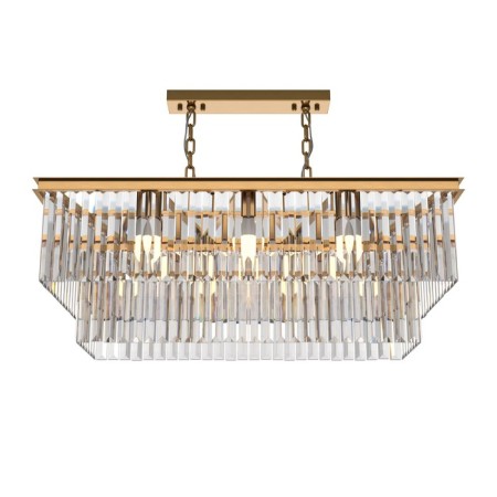 Suspension lamp Maytoni Mod085PL-08BS, 8HE14, 40W, 80x34.8x114 cm, brass color-4