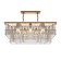 Suspension lamp Maytoni Mod085PL-08BS, 8HE14, 40W, 80x34.8x114 cm, brass color