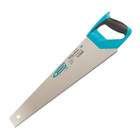 Knife-hacksaw on wood Gross Piranha, 450 mm, 7-8 tpi, sharpening 3D, fecal tooth