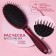 Comb massage, rubberized pen, 7 × 24 cm, purple color