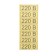 The sticker of the electrical safety sign "220 V" 35x100 mm REXANT 70pcs.