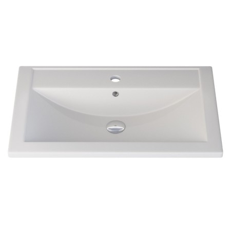 Sink uperwood Foster Quartz 70 cm, quartz, white matte, jasmine-2