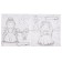Coloring "Princesses and Princes", + 12 stickers