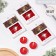 The candles of tea flavored "flowering garden" in gift boxes, 18 pcs
